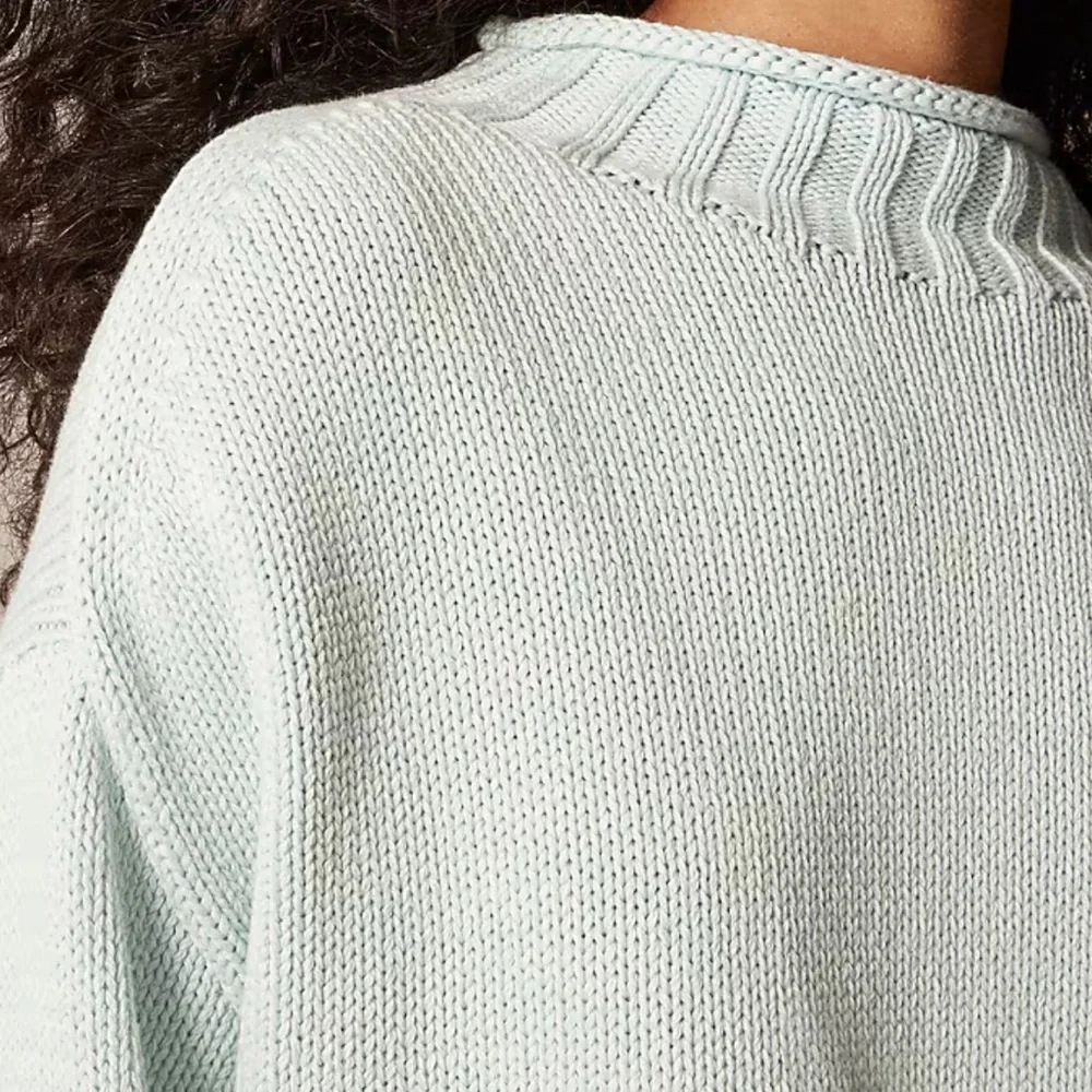 2025 Rollneck™ sweater in Sheer Blue
